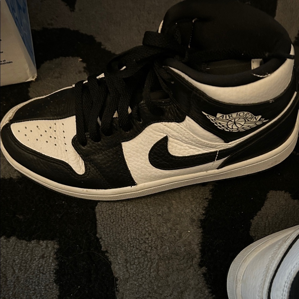 Nike Air Jordan Black and White Sneakers